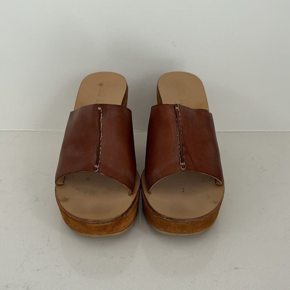 Mid Miu Vintage Platform Slides - image 2
